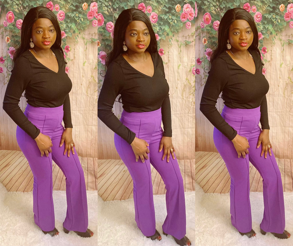 Classic Pants ( Purple)