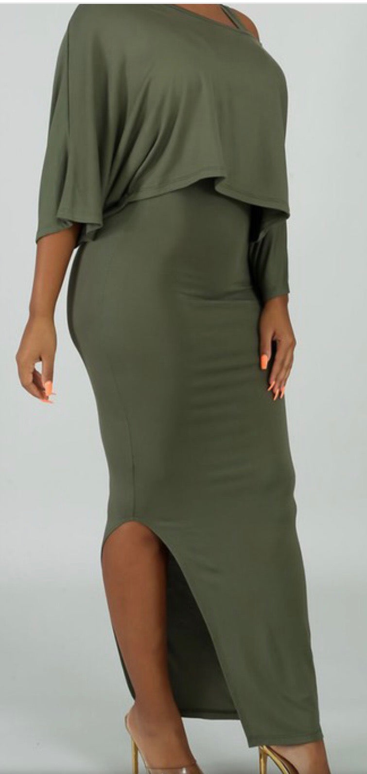 Tina Olive Dress Set