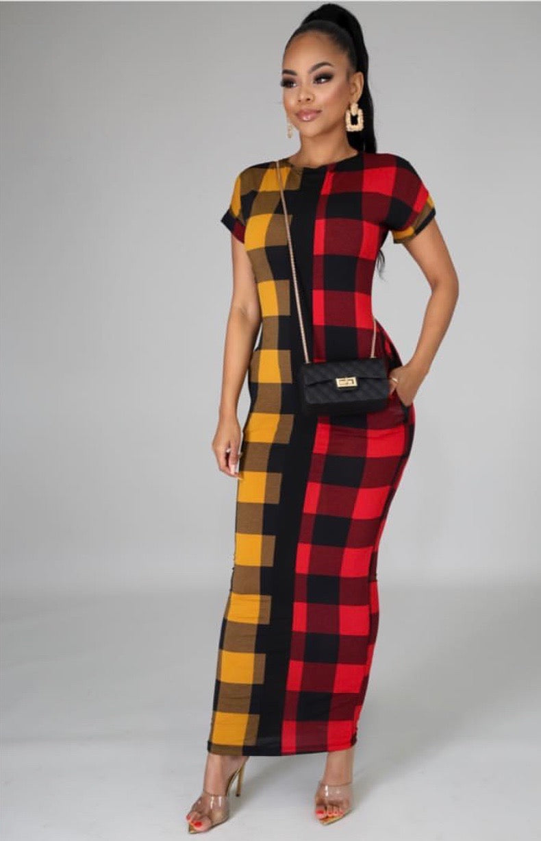 Plaid Dress