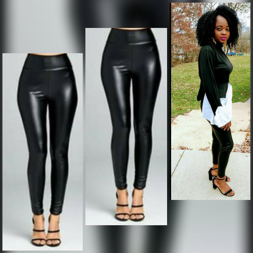 Faux Leather Leggings