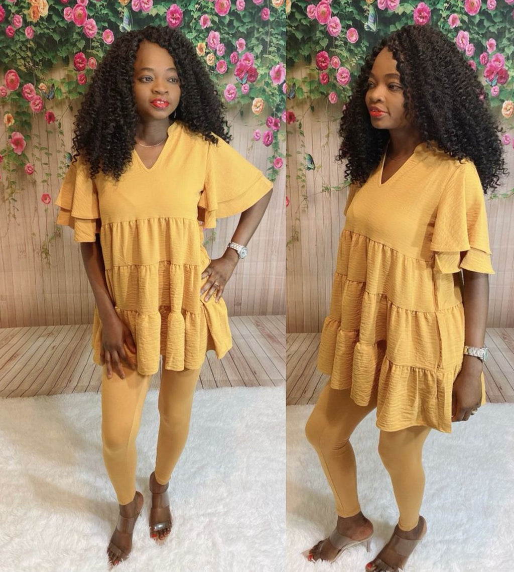 Tiered Ruffle Set