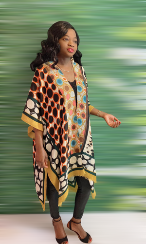 Mosaic Kimono (Mustard)